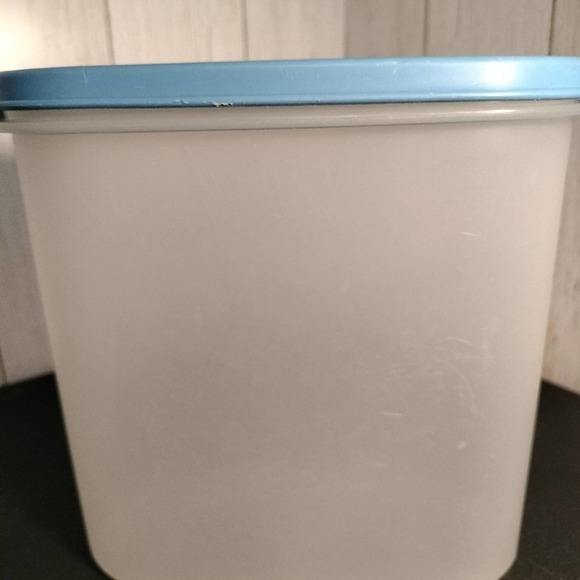 Tupperware Modular Mate Oval 3  #1613 w/  Lt. blue seal #1616 vintage  (E4) - Picture 2 of 11